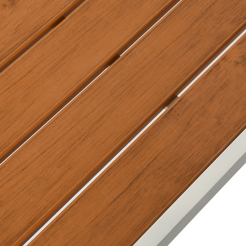 Ebern Designs Outdoor Faux Wood Bench & Reviews | Wayfair